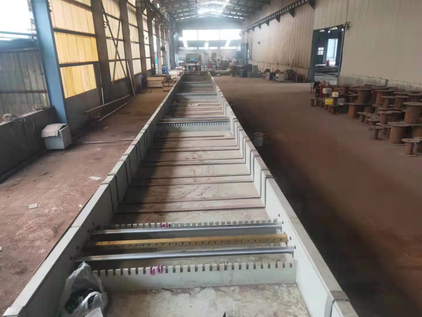 Galvanized cutting wire production line